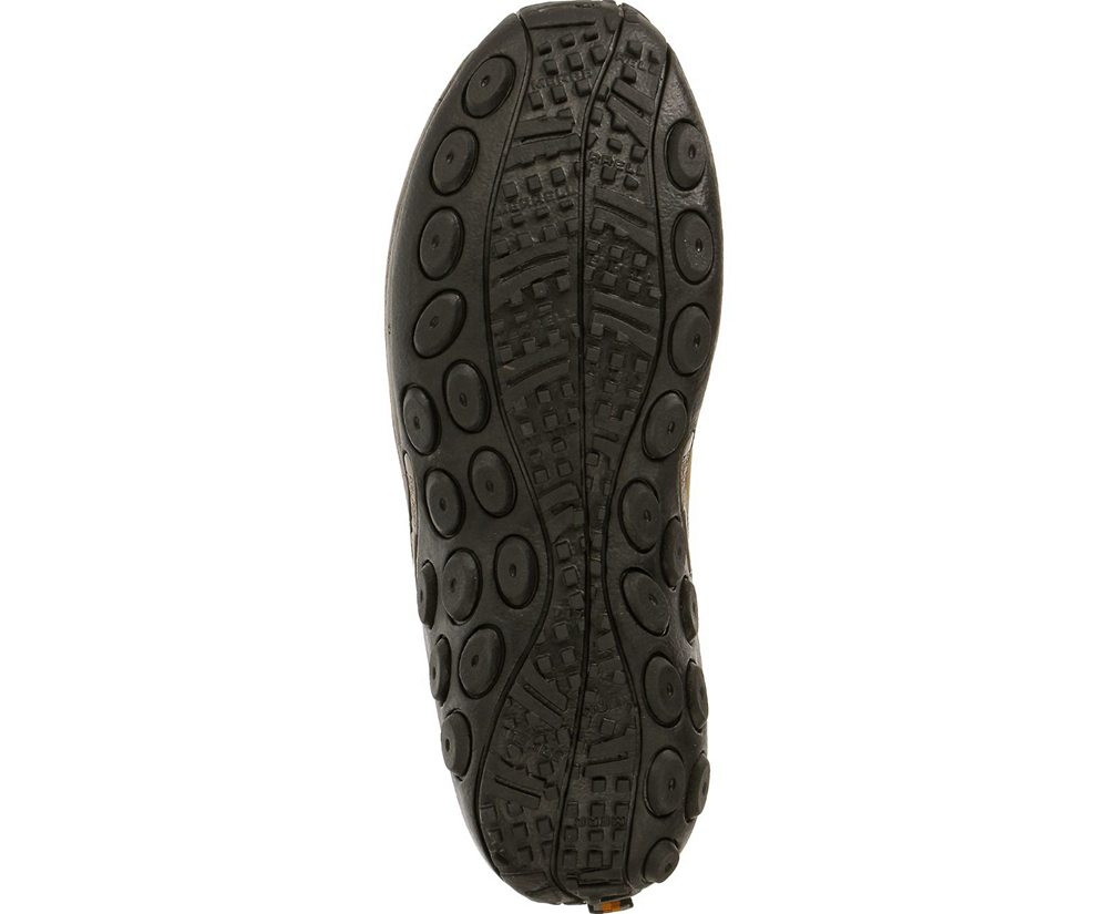 Merrell Slip Ons Męskie Brązowe - Jungle Moc Nubuck Waterproof Wide Width - 234970-FZC